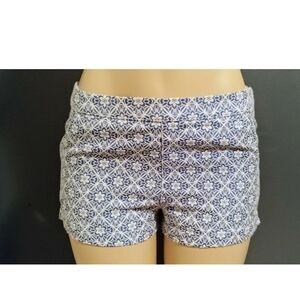 Abercrombie & Fitch Jr's Floral Shimmer Dressy High Waist Shorts 4